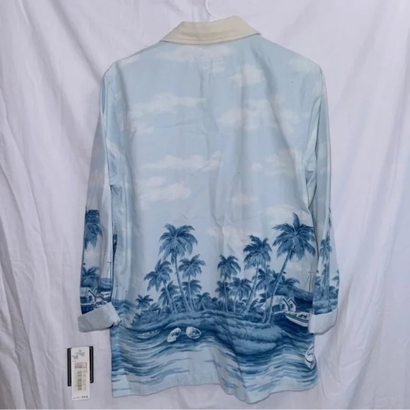 Ralph Lauren Naval Supply Company Blue Barn Jacket Coat Tropical Nautical NWOT - Picture 7 of 7